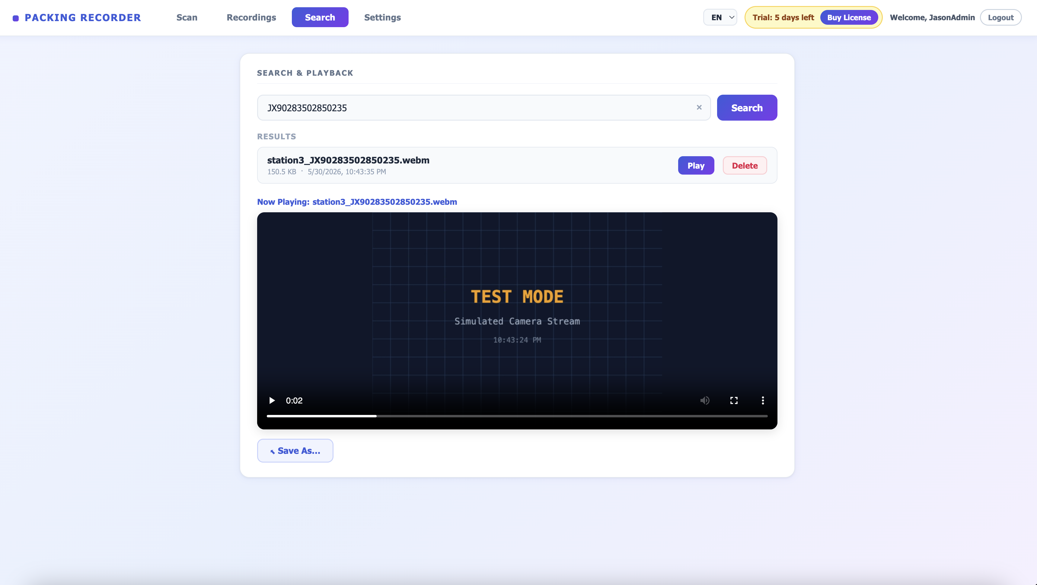 Media Play Page
